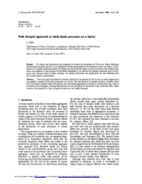 Path Integral Approach to Birth-Death Processes on a Lattice for Memory Effects [22]