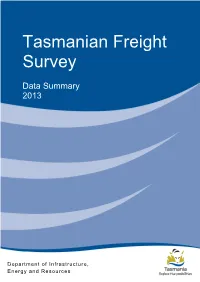 Tasmanian Freight Survey 2008-09 – Data Summary Page 1 of 38