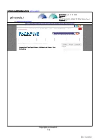 Primoweb.It Ranking Popolarità Estrazione : Lun