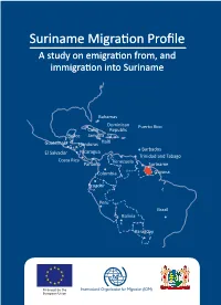 Suriname Migration Profile Profile Migration Suriname Migration Suriname