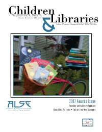2007 Awards Issue Newbery and Caldecott Speeches