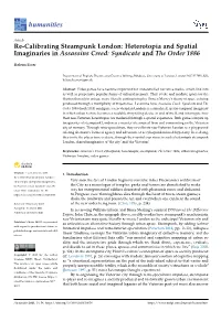 Re-Calibrating Steampunk London: Heterotopia and Spatial Imaginaries in Assassins Creed: Syndicate and the Order 1886