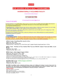 Ssabe Sub Sahara Africa Built