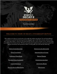 Welcome to State of Decay 2: Juggernaut Edition