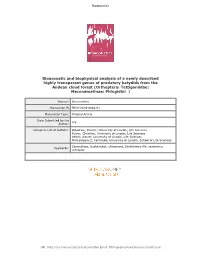 For Peer Review Only