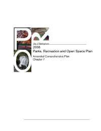 Parks, Recreation, Open Space Plan