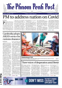 PM to Address Nation on Covid Mom Kunthear – with Only Four More Remaining Ployed, and Plans for the Purchase Province During That Time