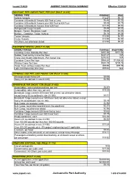 Read the Tariff No. 2020A Summary Sheet