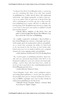 In Register Your Book, David Wogahn Makes a Convincing Case For