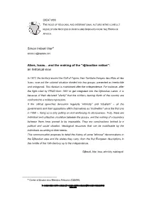 Simon Imbert-Vier Afars, Issas... and the Making of the "Djiboutian Nation