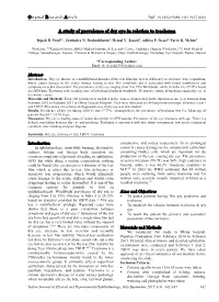 A Study of Prevalence of Dry Eye in Relation to Trachoma