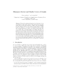 Minsquare Factors and Maxfix Covers of Graphs