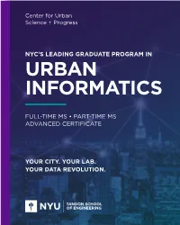 Urban Informatics