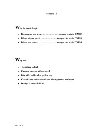Why Dynamic Logic