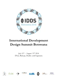 IDDS Botswana 2018 Final Report