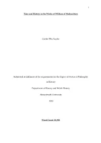 Time and History in the Works of William of Malmesbury