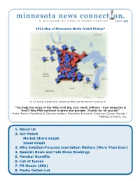 1. About Us 2. Our Reach Market Share Graph Issue Graph 3