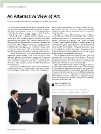 An Alternative View of Art