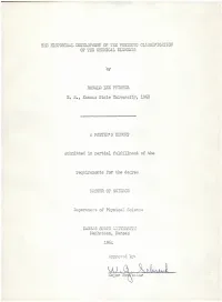 Historical Development of the Periodic Classification of the Chemical Elements