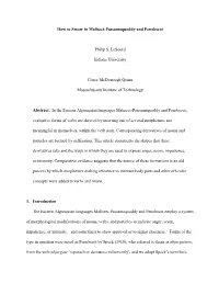 How to Swear in Maliseet-Passamaquoddy and Penobscot