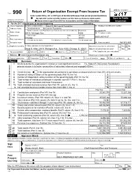 Mccormick Foundation D Employer Identification Number Address Change Doing Business As Mccormick Foundation Number and Street (Or P.O