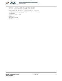 SFPI&S Institutional Archive