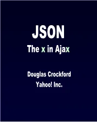 The X in Ajax