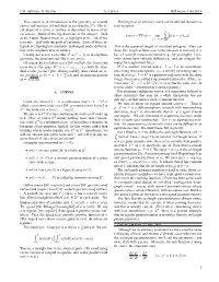 J.M. Sullivan, TU Berlin A: Curves Diff Geom I, SS 2015 This Course Is an Introduction to the Geometry of Smooth Curves and Surf