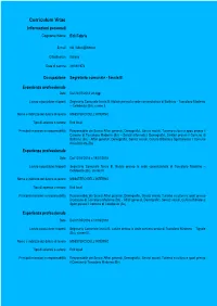 Curriculum Vitae Europass