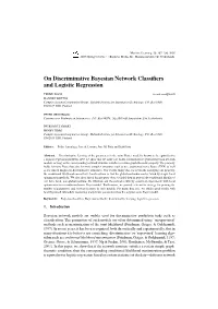 On Discriminative Bayesian Network Classifiers and Logistic Regression