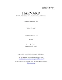 Open-Secret Voting