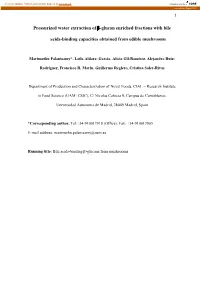 Pressurized Water Extraction of Β-Glucan Enriched Fractions With