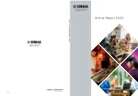 Annual Report 2020 Annual