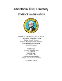 Charitable Trust Directory