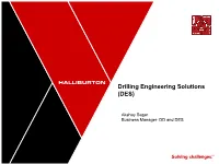 Drilling Engineering Solutions (DES)