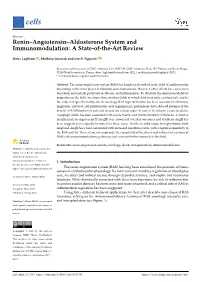 Renin–Angiotensin–Aldosterone System and Immunomodulation: a State-Of-The-Art Review