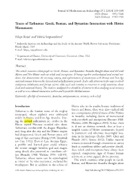 Greek, Roman, and Byzantine Interaction with Hittite Monuments
