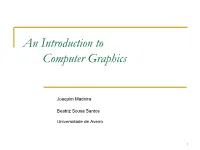 Intro. Computer Graphics