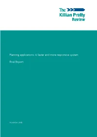 Planning Applications: a Faster and More Responsive System