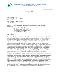 US EPA, Pesticide Product Label, A253.07 ,02/10/2020