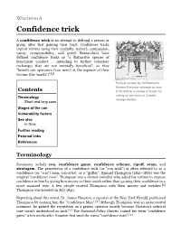 Confidence Trick