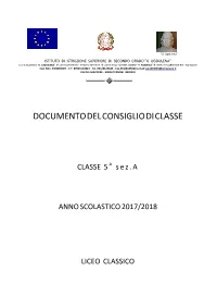 DOC 15 Maggio V a Liceo Classico 2017-18 X Pubbl