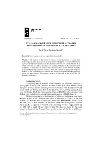 Dynamics and Branch Structure of Water Consumptions in the Republic of Moldova