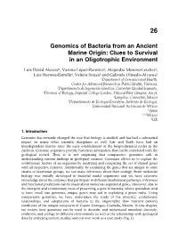 Genomics of Bacteria from an Ancient Marine Origin: Clues to Survival in an Oligotrophic Environment