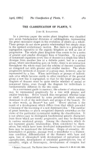 The Classification of Plants, V. 489