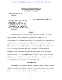 Case 5:19-Cv-01087-OLG Document 55 Filed 05/07/20 Page 1 of 11