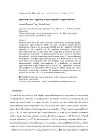 Superstripes and Complexity in High-Temperature Superconductors