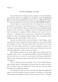 UNIT TEN FUNCTION of the BILL of LADING from Our Study of The