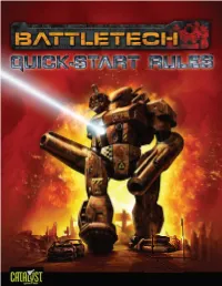 Quick Start Rules