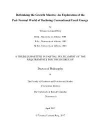 Rethinking the Growth Mantra: an Exploration of The